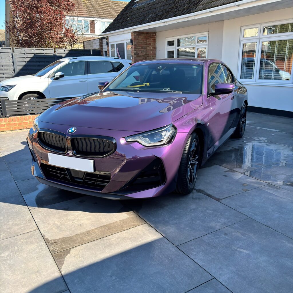 BMW 2 series from our deep clean 